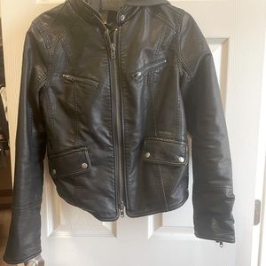 New Free People Leather Jacket XS